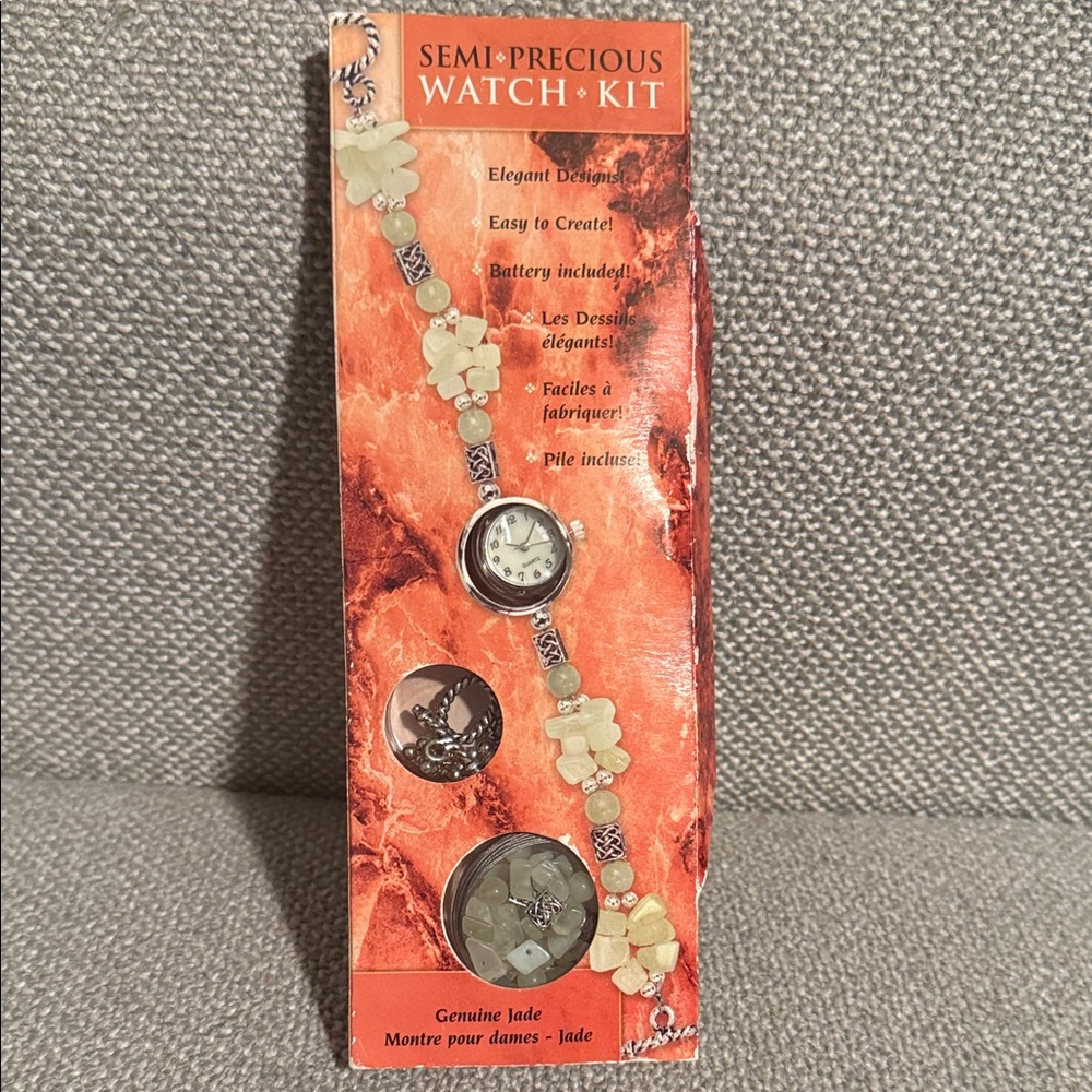 Semi-Precious Watch Kit with Jade Beads